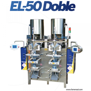 EL-50 DOBLE Máquina envasadora vertical automática de doble producción